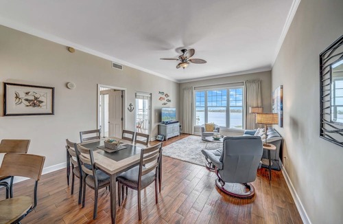 Upper Grand Lagoon Condo | FREE Daily Golf! Reflections 805 Amazing Top Floor View, Resort Pool, Hot Tub