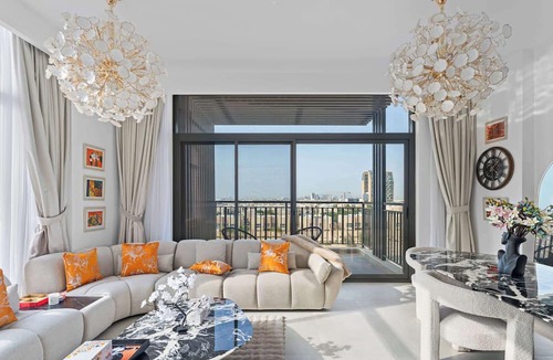 Al Barsha Apartment | Modern 1BR Escape w Balcony Views and Community Lifestyle