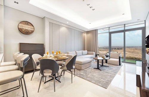Business Bay Apartment | Nobles Suites by Hostiva - City View