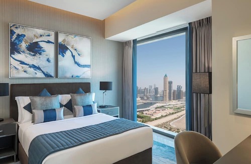 Sheikh Zayed Road Apartment | DAMAC Maison Aykon City Dubai