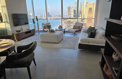 Jumeirah Beach Residence Apartment | Beachfront, 250° view, private beach, high floor