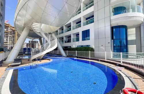 Al Barsha Apartment | PVH - Opalz by Danube - Pristine Studio with Private Pool near Miracle Garden