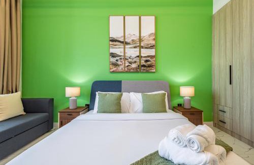 Masdar City Apartment | Cozy Studio -Masdar City - Pool & Gym