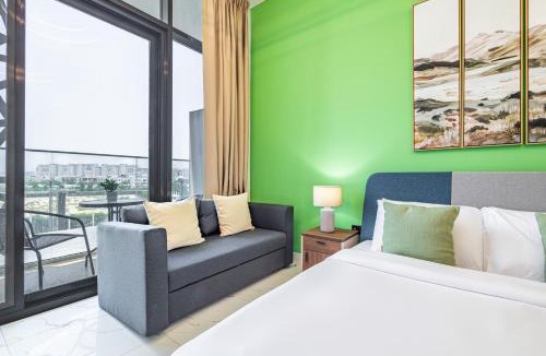 Masdar City Apartment | Cozy Studio -Masdar City - Pool & Gym
