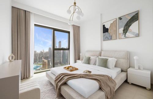 Za'abeel 2 Apartment | Panoramic Burj Khalifa View 3BR Live Fountain Show