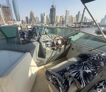 Dubai Marina Boat Rental | Yacht boat 2 Beds 1 Bath Dubai Eye Dubai Marina JBR