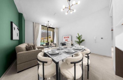Dubai Apartment | Free housekeeping visits during your stay - StayShort - Stylish 2 Bed Apartment in Silicon Oasis for 6 with Balcony