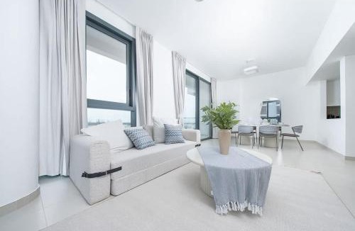 Al Hamriya Apartment | Stylish 2BR in Blue Bay Walk Ajmal Makan
