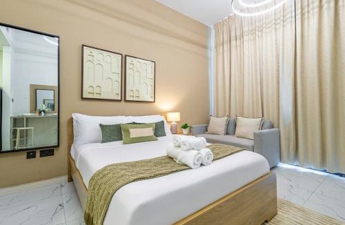 Masdar City Apartment | Relaxing and Stylish Studio - Masdar - Near Airport