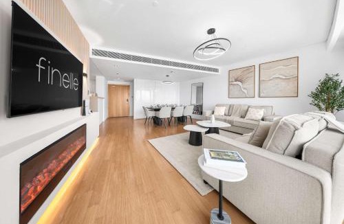 Al Raha Beach Apartment | Modern Coastal Escape with Private Beach Access