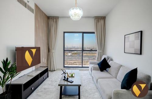 International City Apartment | Vogue Vacation Homes, Dubai International City Olivz by Danube near Dragon Mart, One Bedroom Apartment with Balcony and City View, Access to all Amenities
