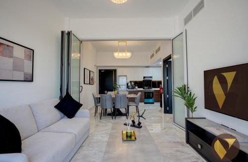 International City Apartment | Vogue Vacation Homes, Dubai International City Olivz by Danube near Dragon Mart, One Bedroom Apartment with Balcony and City View, Access to all Amenities