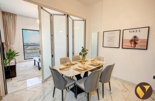 International City Apartment | Vogue Vacation Homes, Dubai International City Olivz by Danube near Dragon Mart, One Bedroom Apartment with Balcony and City View, Access to all Amenities
