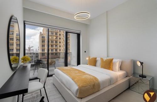 Jumeirah Village Circle Apartment | Vogue Vacation Homes, JVC Al Serh Residences Near Circle Mall, One Bedroom Apartment with Balcony and City View, Access to all Amenities