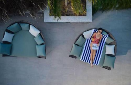 Jumeirah Village Triangle Apartment | Vogue Vacation Homes, Novotel Residences JVT near Springs Souk Mall, One Bedroom Apartment with Large Balcony and Vibrant Community view, Access to all Amenities