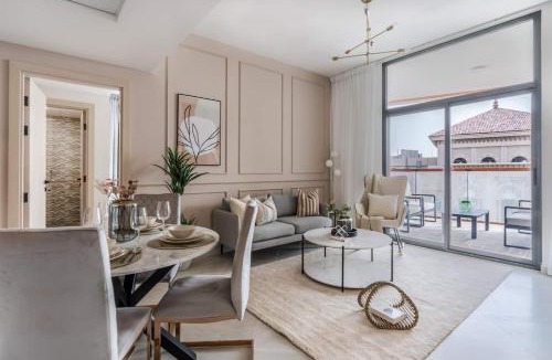 Jadaf Apartment | Full Dubai Skyline View on High Floor