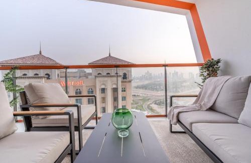 Jadaf Apartment | Full Dubai Skyline View on High Floor