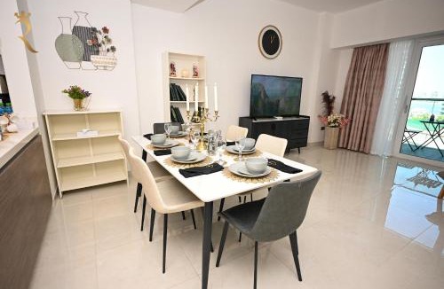 Al Raha Beach Apartment | Chic 2BR Apartment - Al Raha Luxe Comfort Retreat