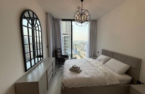 Nad Al Sheba Apartment | Elegant 1-Bedroom The Crest, Near Downtown Dubai
