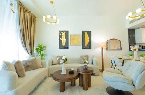 Al Raha Beach Apartment | Stylish 2BR Stay - Elegant Al Raha Haven Escape