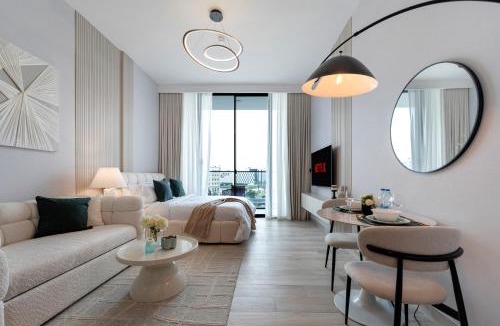 Al Barsha Apartment | Oxford Gardens Premium Studio with Cinema & Game Room