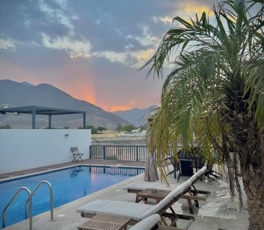 Sharm Villa | Al Dana Palma Villa - Luxury 4-bedroom villa with Heated Pool & Mountain Sea View