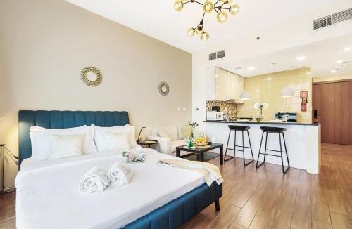 Jumeirah Village Triangle Apartment | FIRST CLASS Studio Cozy Vibes and Stylish Escape