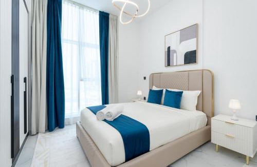 Al Barsha Apartment | Ahlan HH - Exclusive 2-BR Apartment in Opalz by Danube - Balcony with Mini Pool