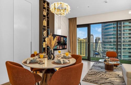 Dubai Marina Apartment | Vida Yacht Club # Up-scale 2BHK # Marina,Sea & Ain View