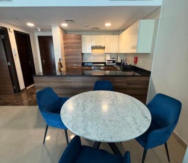 Jumeirah Beach Residence Apartment | Sparkle Towers by Swarovski - Dubai Marina - High Floor - Beach Resort Sunset view