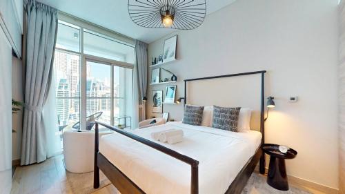 Dubai Marina Apartment | Vacationer Holiday Homes I Cosy Studio l Aesthetic Finishes l Prime Location in Dubai Marina