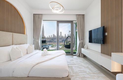 Za'abeel 2 Apartment | Stylish Burj khalifa view 5 Star 4BD Apartment in Downtown with Dubai Mall access - Brand New Apartment