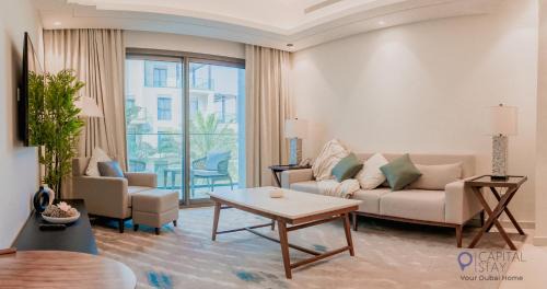 Sharm Apartment | Capital Stay- Private Two Bed Apartment - The Address Beach Resort Residences Fujairah
