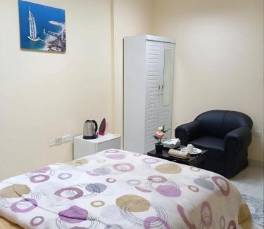 Mussafah Hostel | MBZ - Pleasant Tidy Room