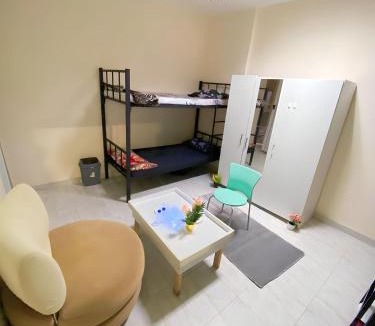 Mussafah Hostel | MBZ - Nice Bed Space "MEN"