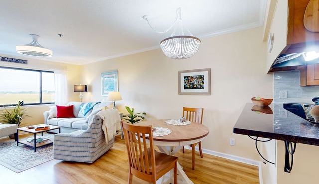 Marsh-view condo with on-site pool, tennis, & private balcony in Folly Beach
