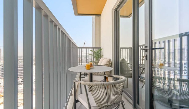 Modern 2 BR with Pool View in Sobha Hartland