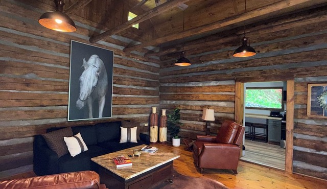 Log Cabin near NC Wine Trail & Public Fishing - Pet Friendly in Dobson