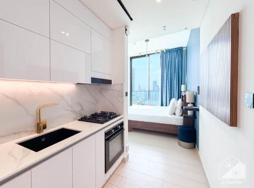 Modern Studio with balcony Binghatti Gardenia