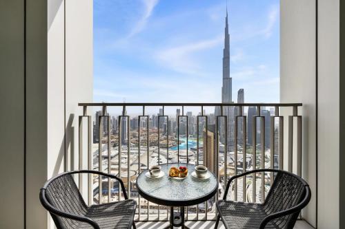 Panoramic Burj Khalifa View 3BR Live Fountain Show