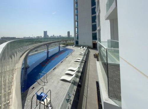 Vogue Vacation Homes, Arjan Skyz by Danube near Miracle Garden, One Bedroom Apartment with Balcony and City View, Access to all Amenities
