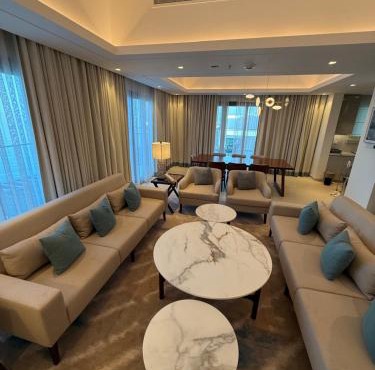 سحر المحيط لتأجير بيوت العطلات ocean magic 4BR luxury apartment , direct sea facing at Address beach resort Fujairah