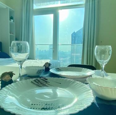 Chic Studio near Miracle Garden & GlobalVillage