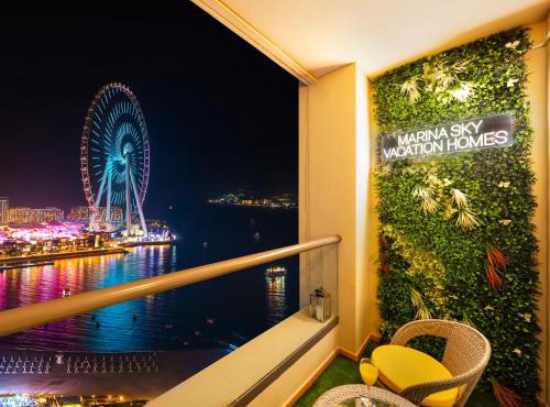 Dubai Eye & Palm View #JBR Beach # ULTRA Luxurious 2 BHK